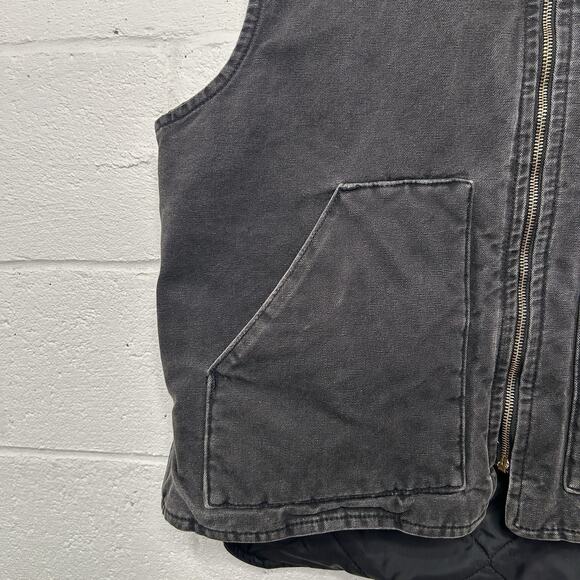 Vintage Carhartt Quilted Canvas Artic Vest “Onyx” V02 ONX - Picture 4 of 9